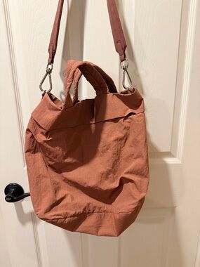 Everyday Tote Bag in Terracotta Pink - Lightweight Shoulder & Hand Carry